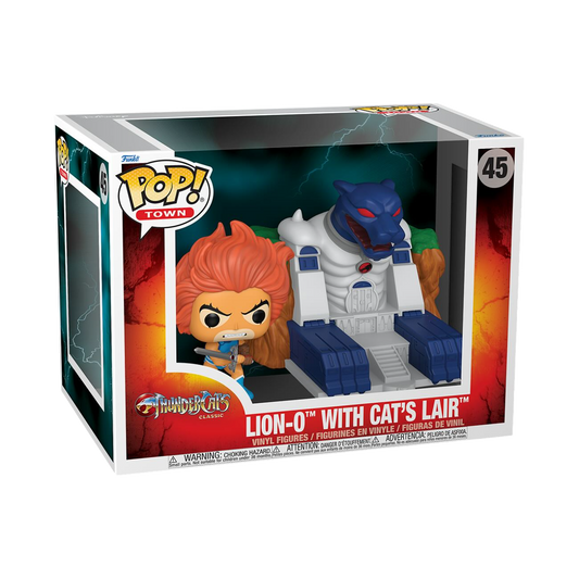 Funko Pop! Town: Thundercats: Lion-O with Cat's Lair