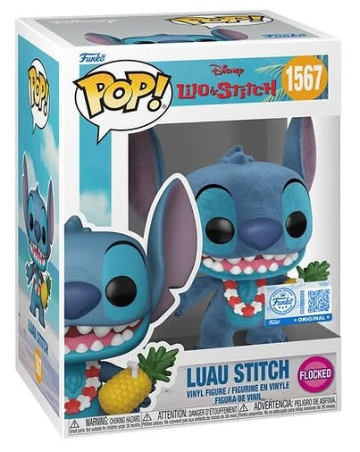 Funko Pop! Disney: Lilo and Stitch: Luau Stitch (Flocked) (Target Exclusive)