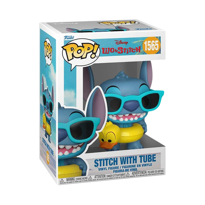 Funko Pop! Disney: Lilo and Stitch: Stitch with Tube (Box Imperfection)