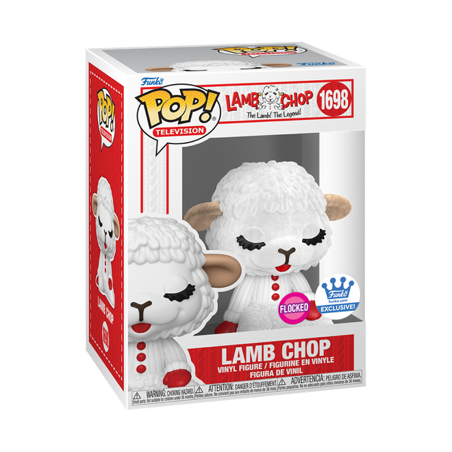 Funko Pop! Television: Lamb Chop (Flocked) (Funko Shop Exclusive)