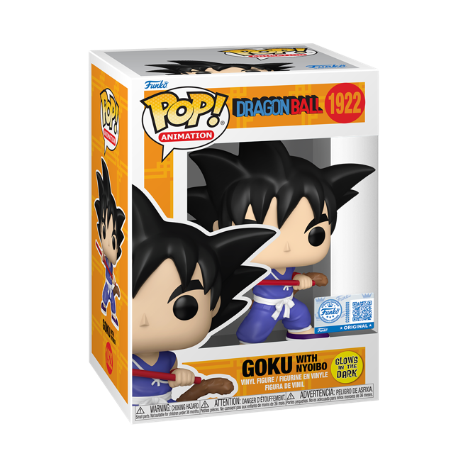 Funko Pop! Animation: Dragon Ball: Goku with Nyoibo (Glow) (Funko Exclusive)