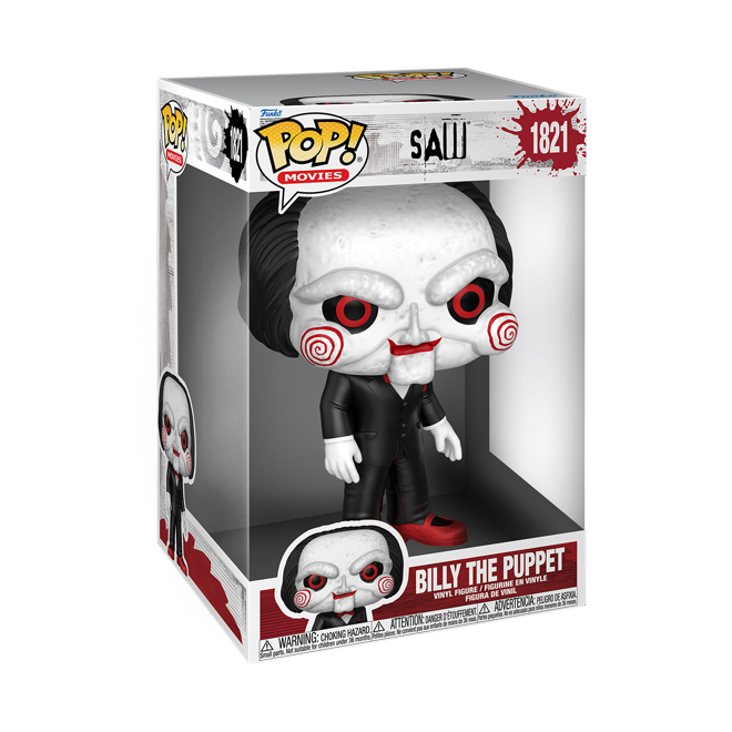 Funko Pop! Movies: Saw: Billy the Puppet (Jumbo 10")