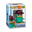 Funko Pop! Disney Phineas and Ferb Agent Perry figure, stylized vinyl collectible featuring Perry the Platypus from the animated series.