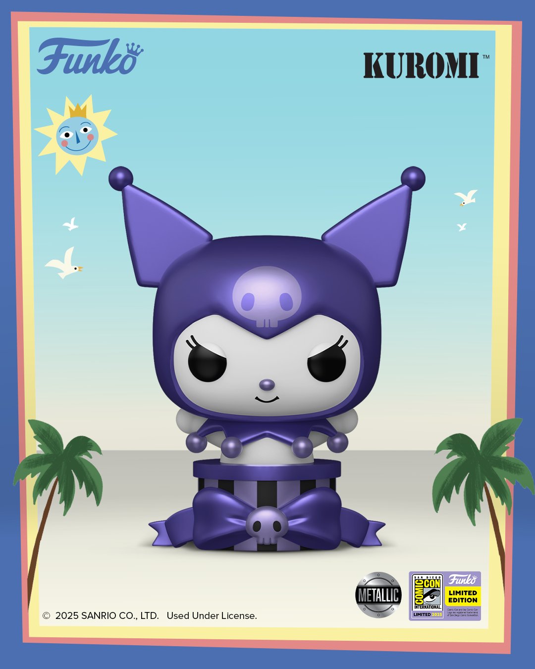 Funko Pop! Sanrio: Kuromi (Metallic) (2025 SDCC Convention Exclusive)