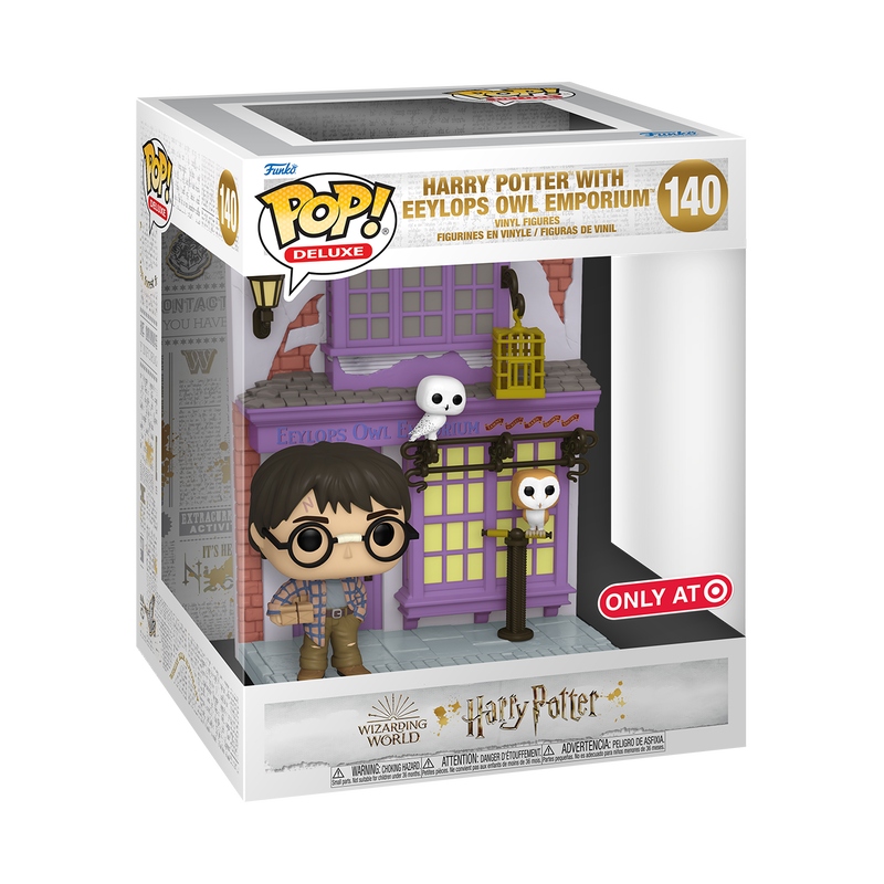 Funko Pop! Deluxe: Harry Potter: Harry Potter With Eeylops Owl Emporium (Target Exclusive)