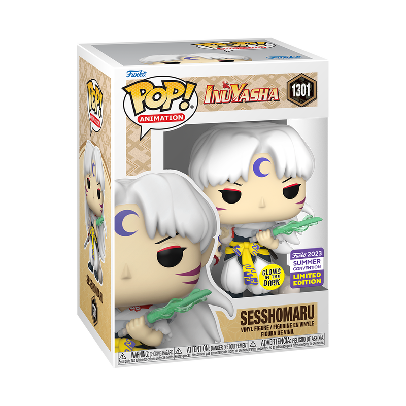 Funko Pop! Animation: Inuyasha: Sesshomaru (Glow) (2023 Summer Convention Exclusive)