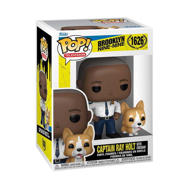 Funko Pop! & Buddy: Television: Brooklyn Nine-Nine: Captain Ray Holt With Cheddar