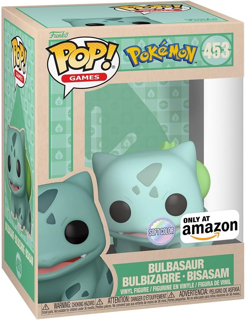 Funko Pop! Games: Pokemon: Bulbasaur (Soft Color) (Amazon Exclusive)