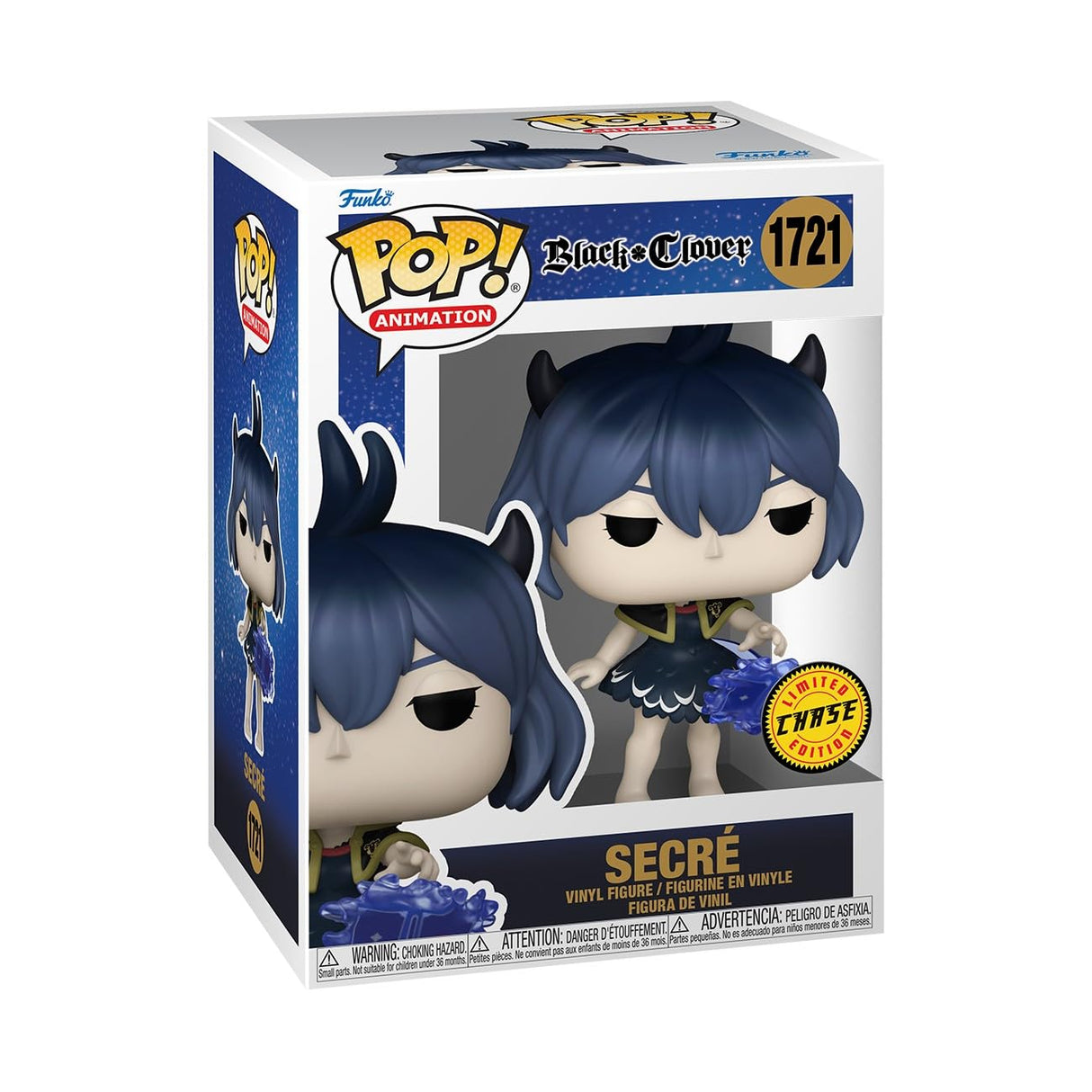 Funko Pop! Animation: Black Clover: Secre (Chase) (Box Imperfection)