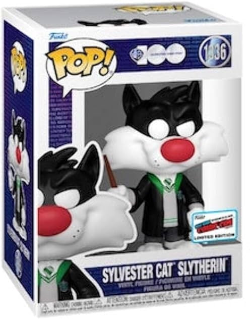 Funko Pop! WB 100: Looney Tunes: Sylvester (Slytherin) (2023 NYCC Con Sticker)