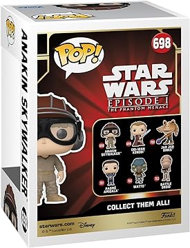 Funko Pop! Star Wars: Episode 1: The Phantom Menace 25th Anniversary: Anakin Skywalker with Helmet