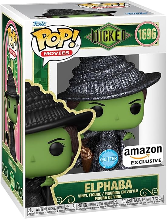 Funko Pop! Movies: Wicked: Elphaba (Glitter) (Amazon Exclusive)