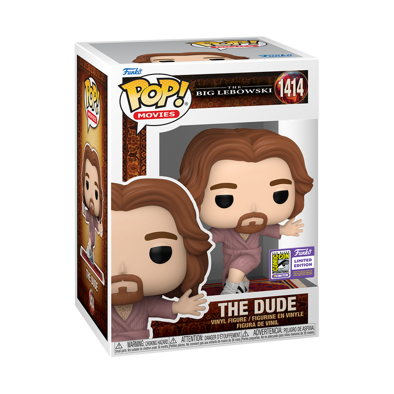 Funko Pop! Movies: The Big Lebowski: The Dude (2023 SDCC Con Sticker)