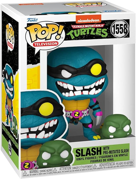 Funko Pop! Television: Teenage Mutant Ninja Turtles: Slash With Pre-Mutated Slash