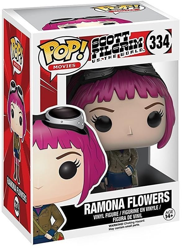 Funko Pop! Movies: Scott Pilgrim vs The World: Ramona Flowers (Box Imperfection)