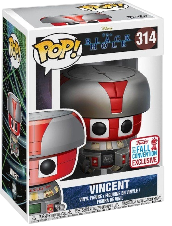 Funko Pop! Disney: Black Hole: Vincent (2017 Fall Convention Shared Exclusive) (Box Imperfection)