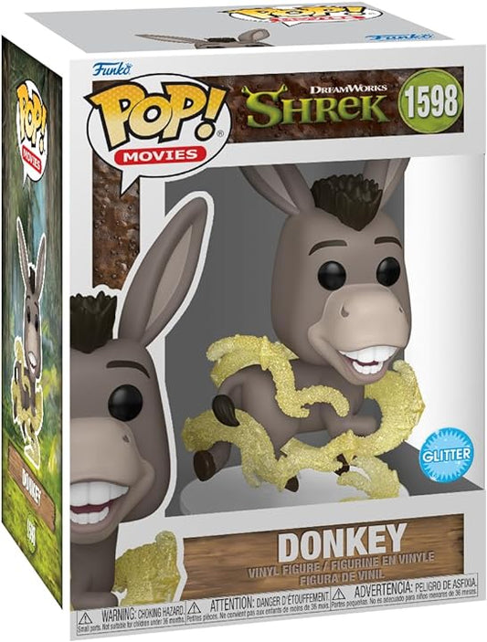 Funko Pop! Movies: DreamWorks 30th Anniversary: Shrek: Donkey With Glitter