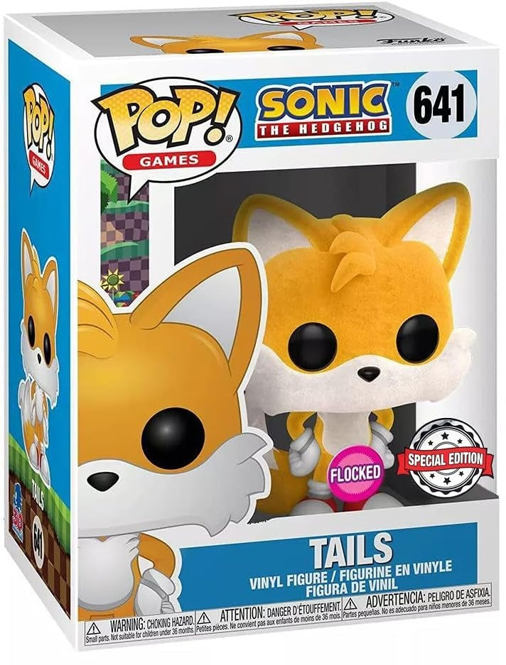 Funko Pop! Games: Sonic the Hedgehog: Tail (Flocked) (Special Edition)
