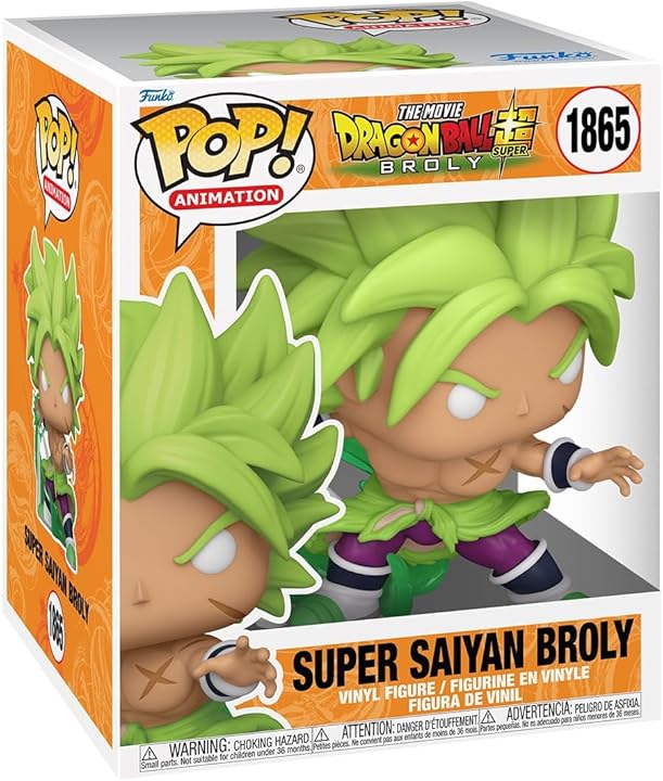 Funko Pop! Animation: Dragon Ball Super Broly: Super Saiyan Broly (6" Super)