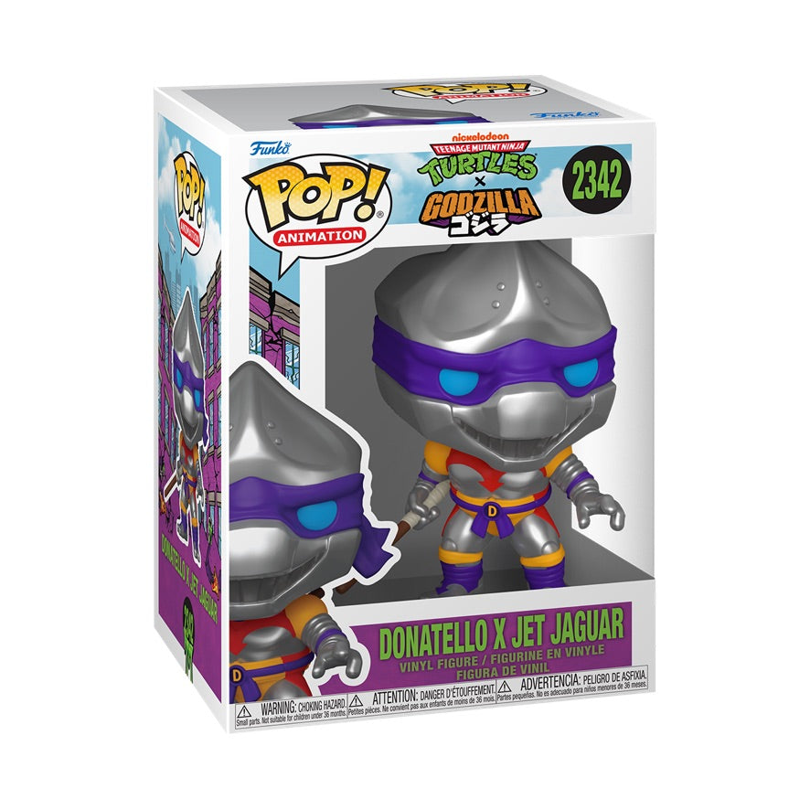 Funko Pop! Animation: Teenage Mutant Ninja Turtles x Godzilla: Donatello x Jet Jaguar