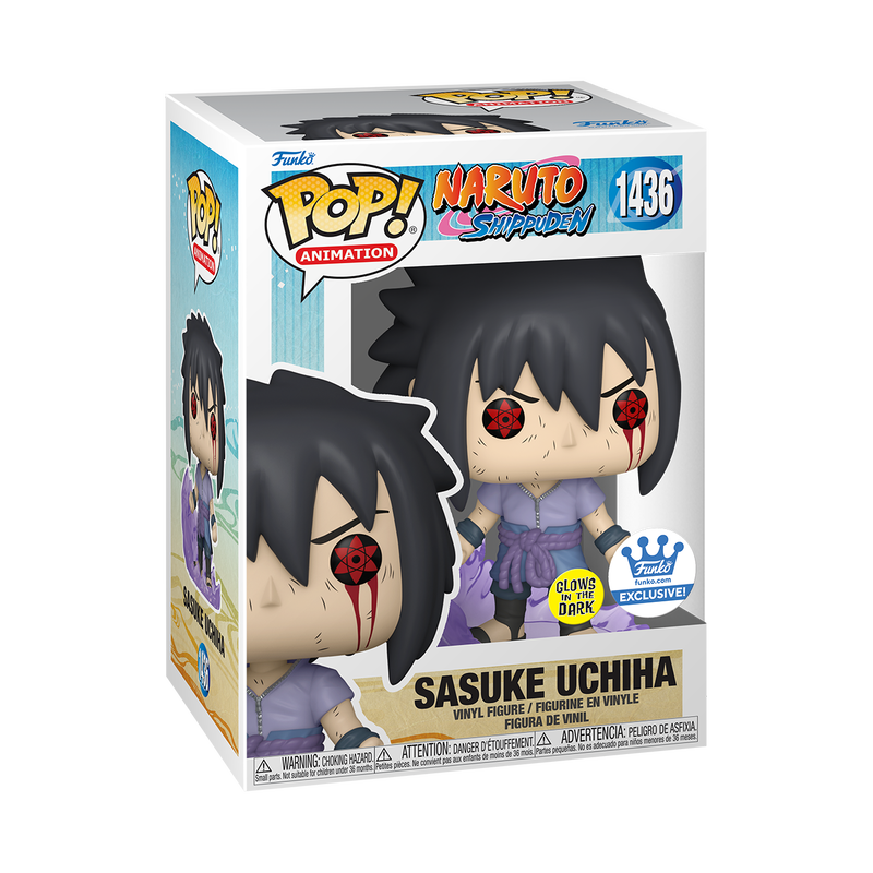 Funko Pop! Animation: Naruto Shippuden: Sasuke Uchiha (Amaterasu) (Glow) (Funko Shop Exclusive)