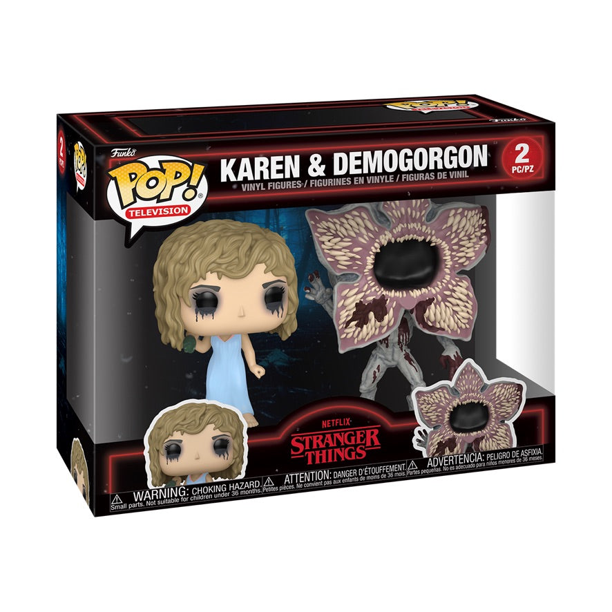 Funko Pop! Television: Stranger Things: Karen and Demogorgon (2 Pack)
