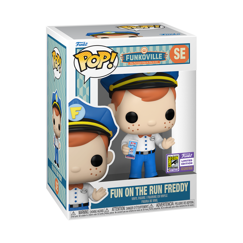 Freddy Funko: Fun On The Run Freddy (2023 SDCC Con Sticker Exclusive)