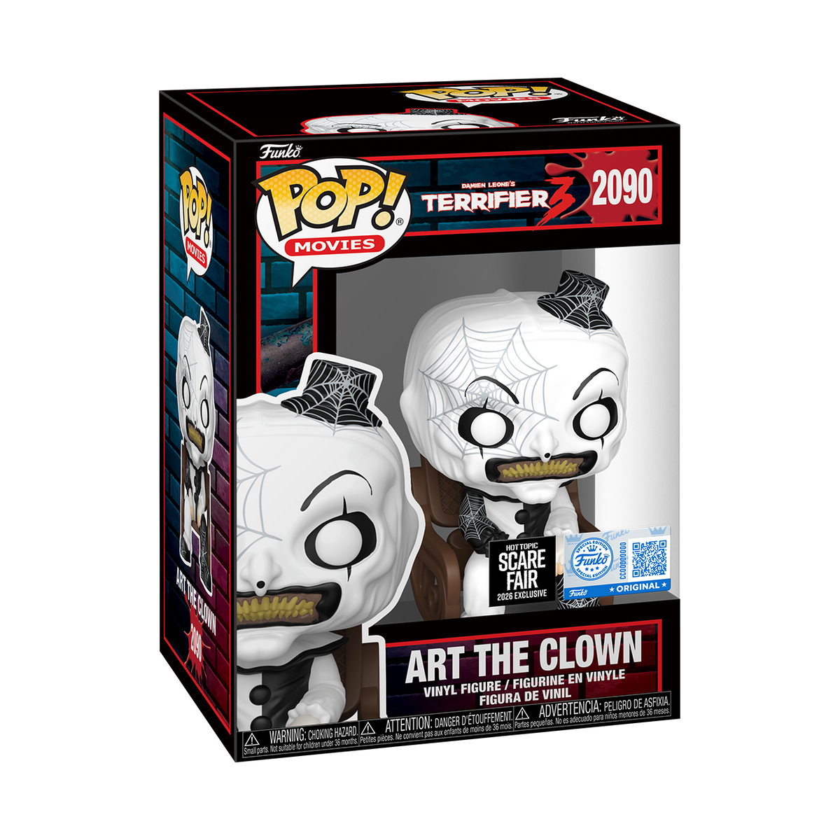 Funko Pop! Movies: Terrifier: Art The Clown (Rocking Chair) (2026 Hot Topic Scare Fair Exclusive)