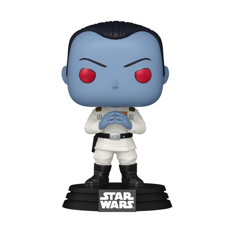 Funko Pop! Star Wars: Grand Admiral Thrawn (Steepling) (2024 SDCC Con Sticker) (Box Imperfection)