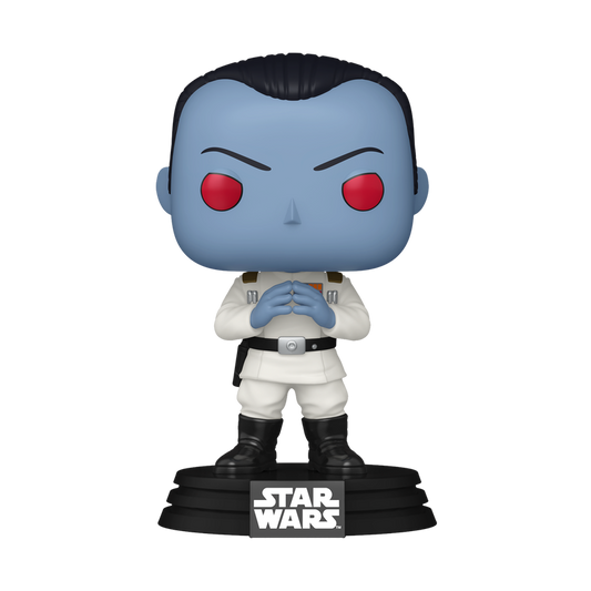 Funko Pop! Star Wars: Grand Admiral Thrawn (Steepling) (2024 SDCC Con Sticker) (Box Imperfection)