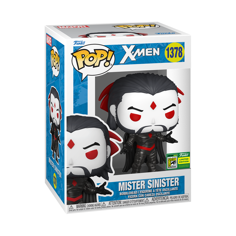 Funko Pop! Marvel: X-Men: Mister Sinister (New Krakoa Age) (2024 SDCC Convention Sticker) (Box Imperfection)