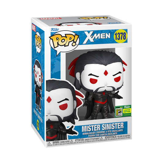 Funko Pop! Marvel: X-Men: Mister Sinister (New Krakoa Age) (2024 SDCC Convention Sticker) (Box Imperfection)