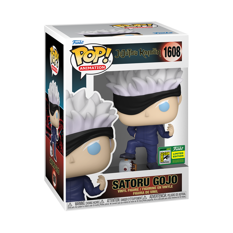 Funko Pop! Animation: Jujutsu Kaisen: Satoru Gojo Standing On Jogo (2024 SDCC Convention Sticker)