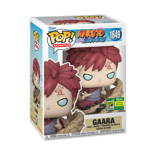 Funko Pop! Animation: Naruto Shippuden: Gaara Using Sang Jutsu (2024 SDCC Convention Sticker)