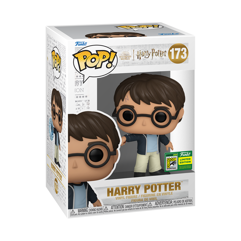 Funko Pop! Television: Harry Potter W/ Wand  (2024 SDCC Convention Sticker)