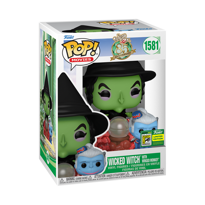 Funko Pop! Movies Wizard Of Oz Wicked Witch With Winged Monkey (2024