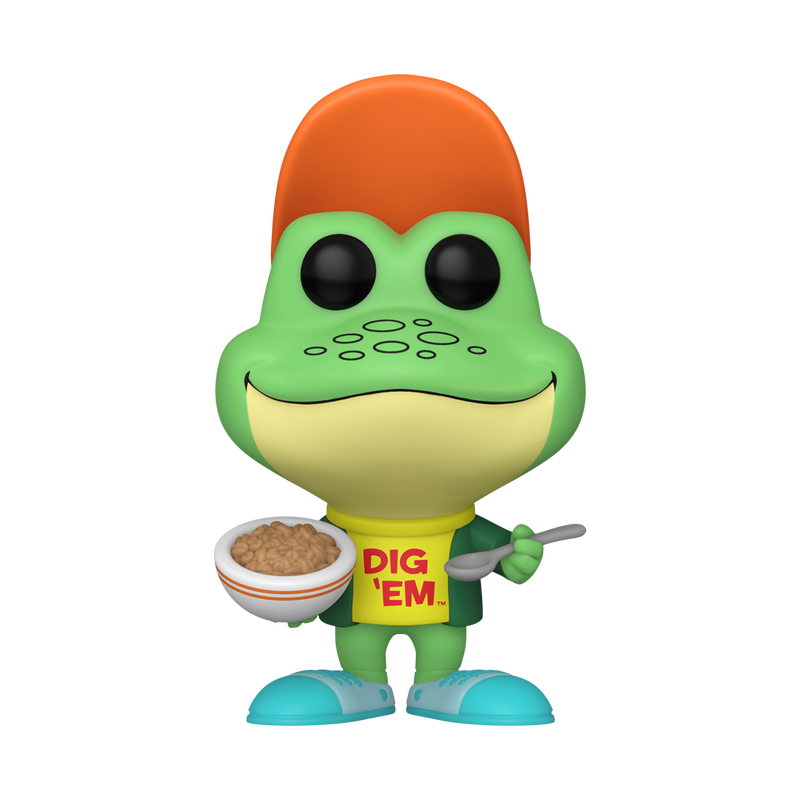 Funko Pop! Ad Icons: Kellog's: Dig 'Em Frog With Cereal (2024 SDCC Convention Sticker)