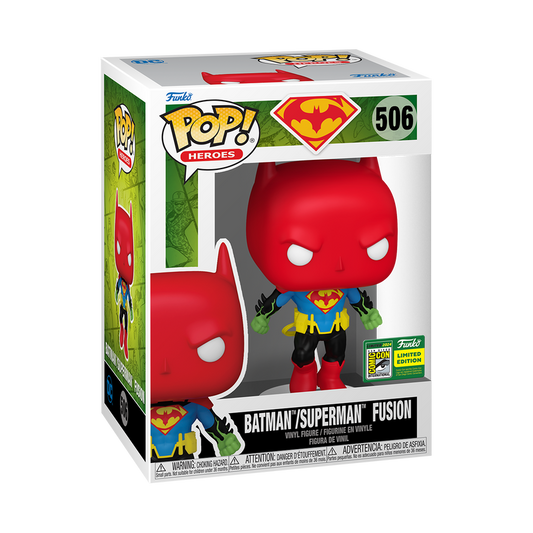 Funko Pop! Heroes DC: Batman/Superman Fusion (2024 SDCC Convention Sticker)