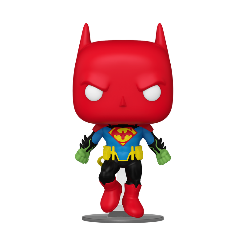 Funko Pop! Heroes DC: Batman/Superman Fusion (2024 SDCC Convention Sticker)