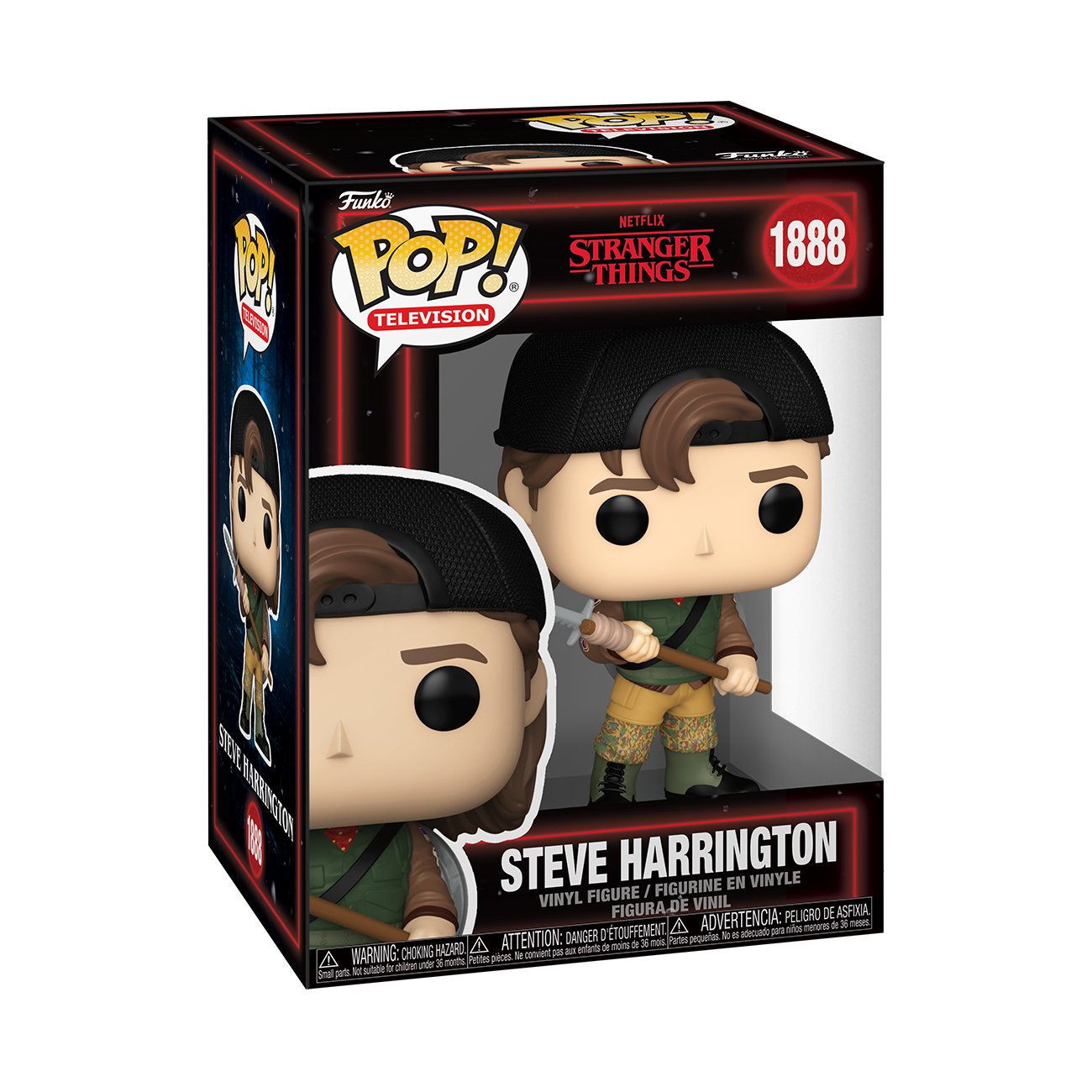 Funko Pop! Television: Stranger Things: Steve Harrington – Shak's