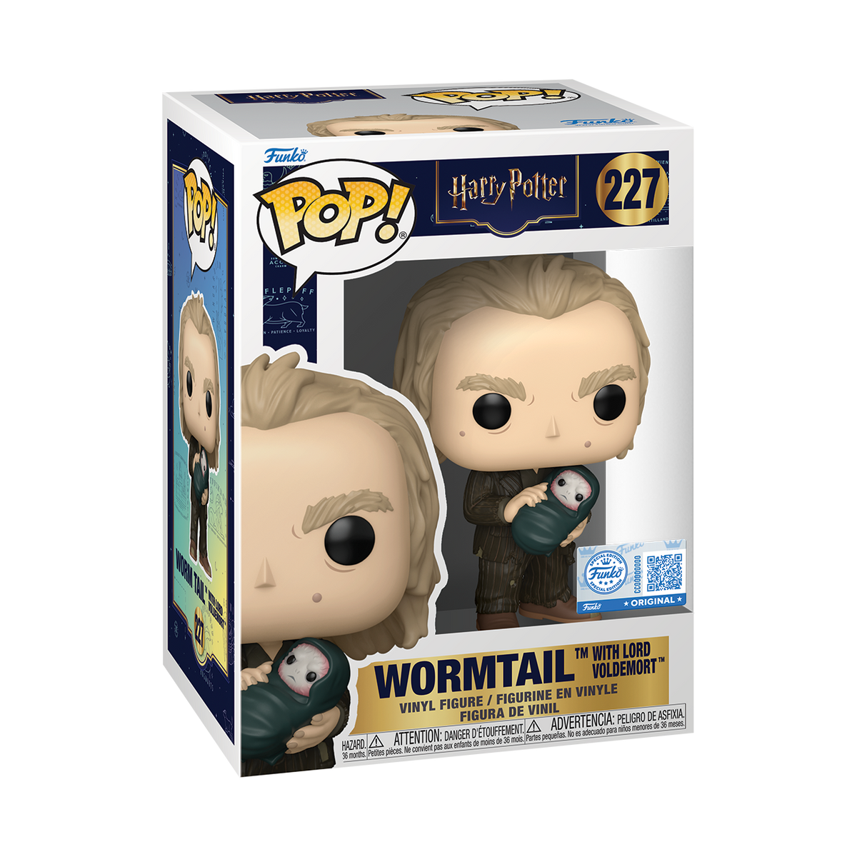Funko Pop! Harry Potter: Wormtail with Lord Voldemort (Funko Special Edition)