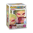 Funko Pop! Animation One Piece Doflamingo flocked figure, exclusive collectible with detailed design, from Shak's Pop Shop.