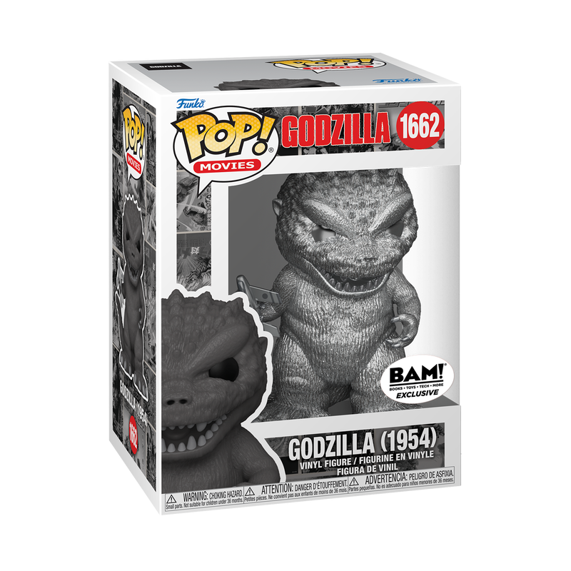 Funko Pop! Movies: Godzilla 70th Anniversary Silver Chrome Godzilla (1954) (BAM Exclusive)
