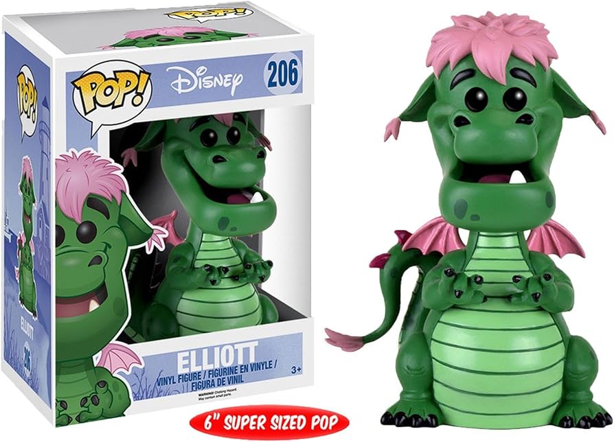 Funko Pop! Disney: Elliott (Super 6") (Box Imperfection)