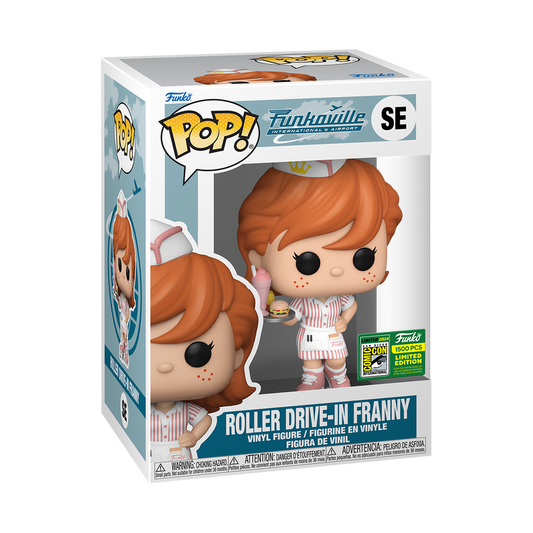 Funko Pop! Roller Drive-In Franny Funko (LE 1,500) (2024 SDCC Convention Sticker)