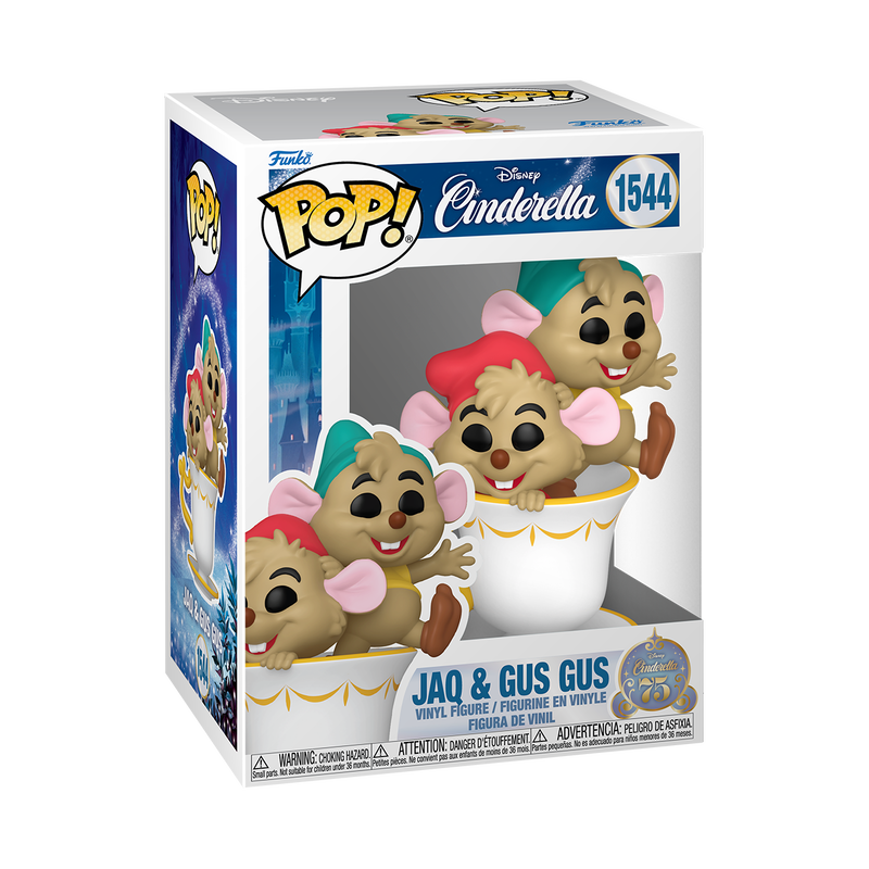 Funko Pop! Disney: Cinderella: Jaq & Gus Gus (75th Anniversary)