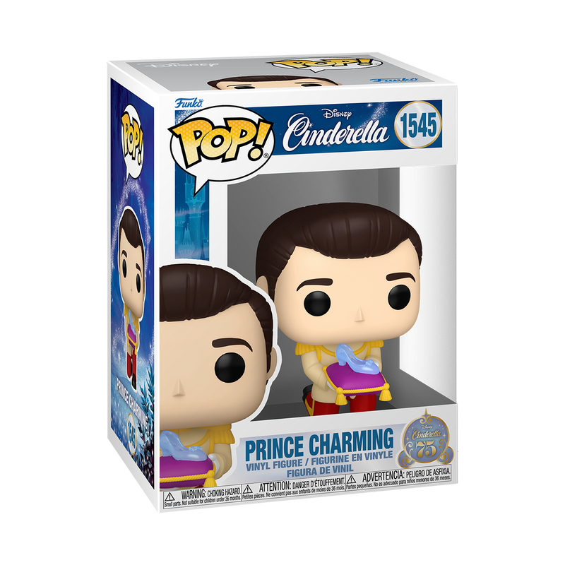 Funko Pop! Disney: Cinderella: Prince Charming with Slipper (75th Anniversary)