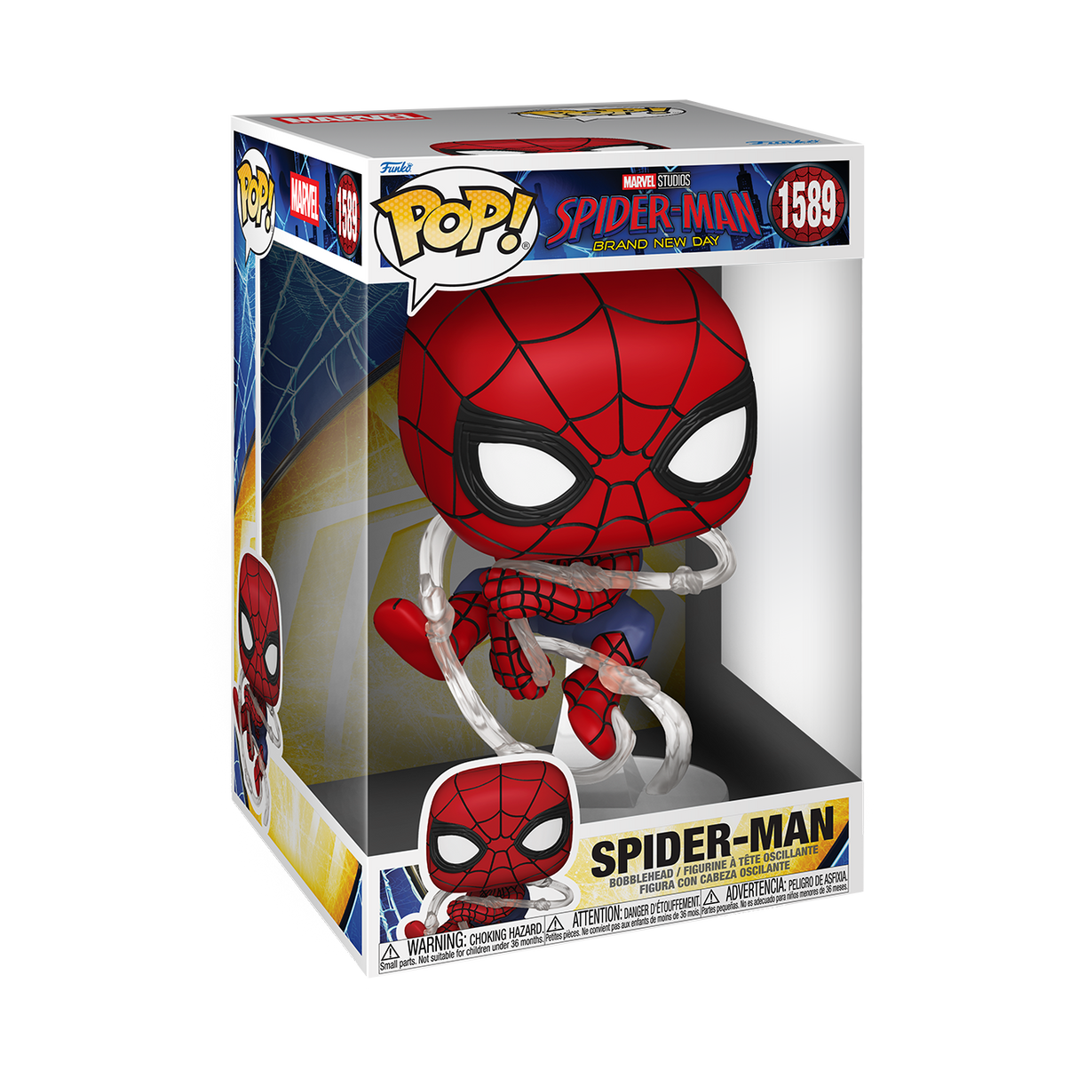 Funko Pop! Marvel: Spider-Man Brand New Day: Spider-Man (Jumbo 10")
