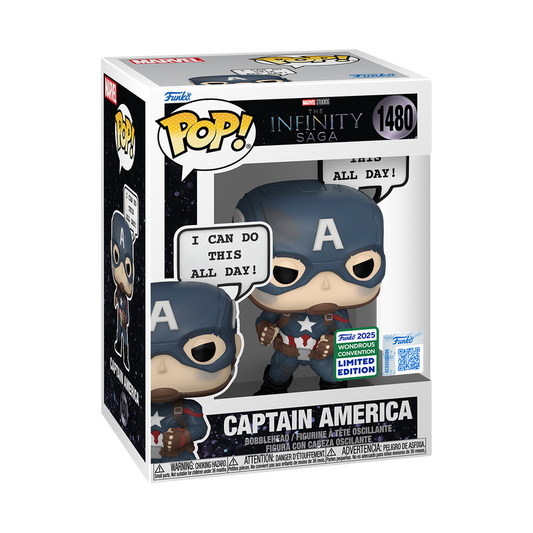 Funko Pop! Marvel: Infinity Saga: Captain America (2025 WonderCon Shared Exclusive)