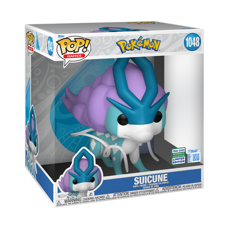 Funko Pop! Games: Pokemon: Suicune (Jumbo 10") (2025 WonderCon Shared Exclusive)